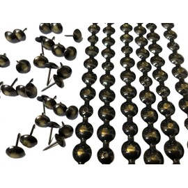 decotacks® Upholstery Nails/Tacks Trim 10 Pcs of 1.1 Yards Long Strips,can Cover 11 Yards (Bronze Renaissance, 7/16in (11MM)) DX0511BR-S1M