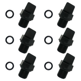 6Pcs 006721F Pool Heater Drain Plug for RP2100 Models, ONLY Plastic Kit with O-Ring, Fits for R185A, R265A, R335A, R405A, RP2100