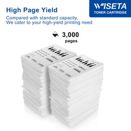 Wiseta TN760 Compatible Toner Cartridges Replacement for Brother TN-760 TN730 TN-730 to Use with MFC-L2710DW MFC-L2750DW HL-L2350DW HL-L2370DW HL-L2395DW HL-L2390DW MFC-L2717DW Printer (1 Black)