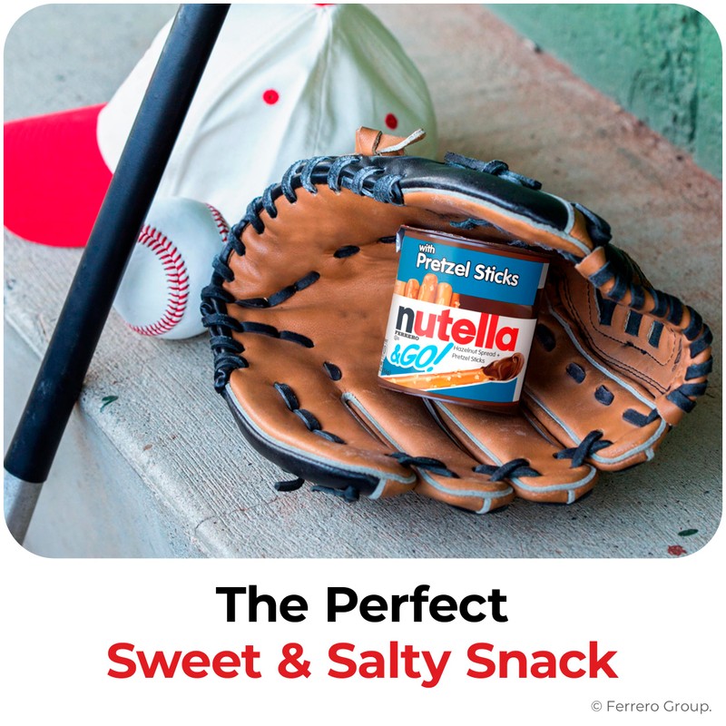 Nutella & Go! Hazelnut Spread with Pretzel Sticks, On-the-Go Snack