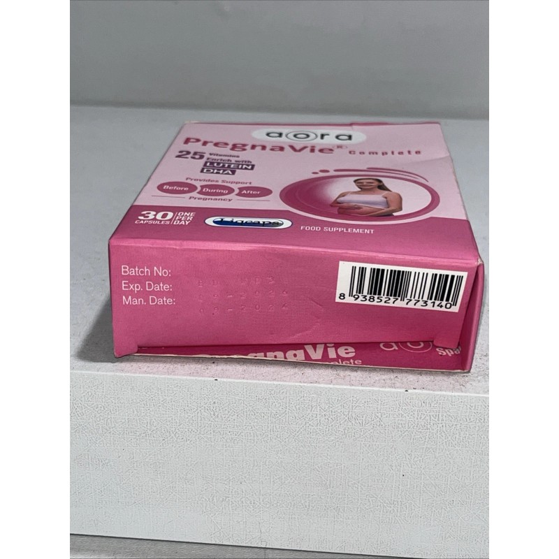 Vitamins New Aora Pregnavie Complete Prenatal Vitamins With Lutein +