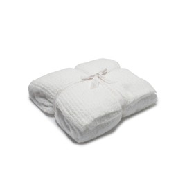Barefoot Dreams CozyChic Ribbed Bed Blanket Full/Queen White