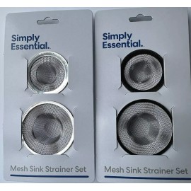 MSY BIGSUNNY Mesh Sink Strainer Set of 2, Stainless Steel Kitchens fits most Lot of 2 sets.