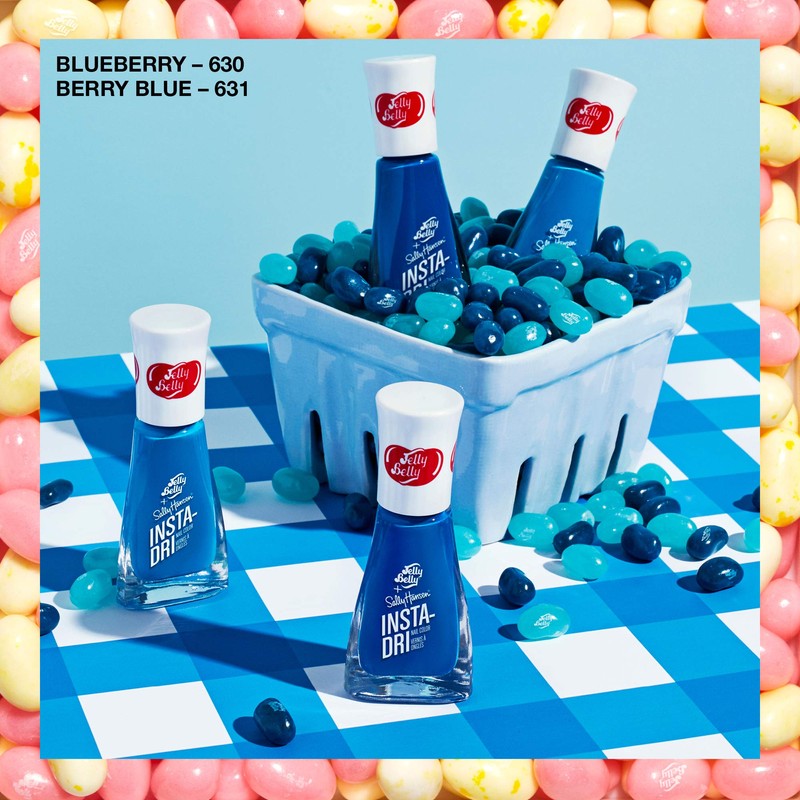 Sally Hansen Insta-Dri X Jelly Belly Nail Polish, Blueberry, 0.31