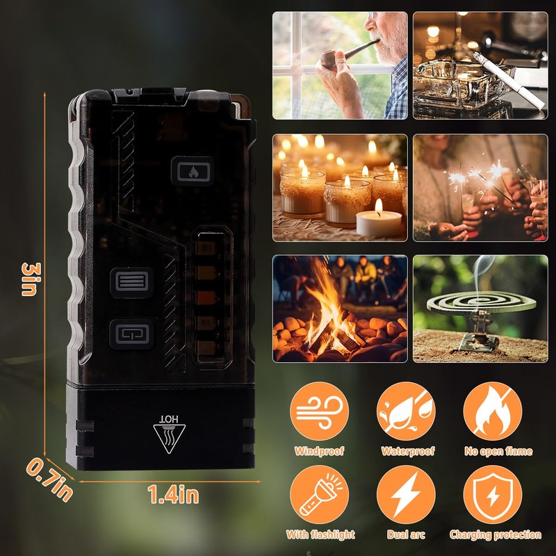 iToncs LED Small Powerful EDC Flashlight with 365nm UV Light,13
