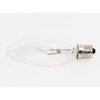 Bulbrite KR25CTC/25 25W Krystal Touch Torpedo Chandelier Bulb (B8), Candelabra