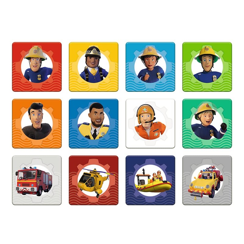 Trefl -Fireman Sam, Fireman Sams Team - 3-in-1: 2x Puzzles