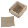 WooDeeDoo Small Wooden Decorative Sliding Lid Box | 10.5 x