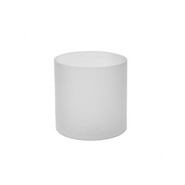 WGV Cylinder Vase, Diameter 5", Height 5", Frosted Glass Floral Planter Container, Floating Candle Holder for Wedding Party Event Home Office Decor, 1 Piece