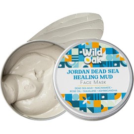 WILD OAK Mascarilla De Arcilla Curativa Wildoak Del Mar Muerto Para Rostro Y Cuerpo 2% De Niacinamida, Caléndula Y Óxido De Zinc Sin Parabenos Ni Sulfatos Elimina Imperfecciones, Unifica El