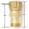 Heavy Duty 25 psi Water Pressure Regulator 3/4 inch Hose