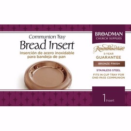 B&H Publishing Group Communion-RemembranceWare-Bronze Tray Insert (Stainless Steel)