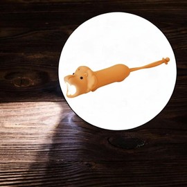 kowaku Cute LED Flashlight Handheld Light Soft Mini Flash Light Animal Shaped for Party Supplies Camping Kids Hiking Night Fishing, Lion