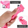 4 Pcs Car Safety Hammer, 2-in-1 Car Emergency Escape Tool