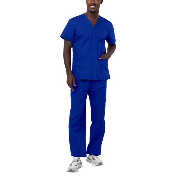 Adar Uniforms, Universal Unisex Scrubs - Unisex Drawstring Scrub Set