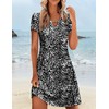HOTOUCH Dresses for Women 2024 Casual Summer Sundress Short Sleeve
