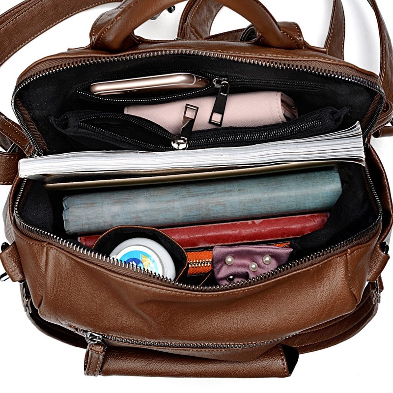UTO Women Backpack Purse 3 Way Ladies Rucksack Travel Shoulder