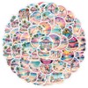 Pack of 50 Beach Stickers Pack Beach Sticker Set Waterproof