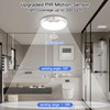 Homelist Newly Upgraded Rechargeable Ceiling Light – 8000mAh Battery-Operated Wireless