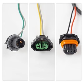 Headlamp Wiring Harness, Front Lamp Socket Wire 15841610 Compatible with Headlight Wiring Harness GMC Sierra 1500 2007 2008 2009 2010 2011 2012 2013 and GMC Sierra 2500 HD 3500 HD 2007 to 2014