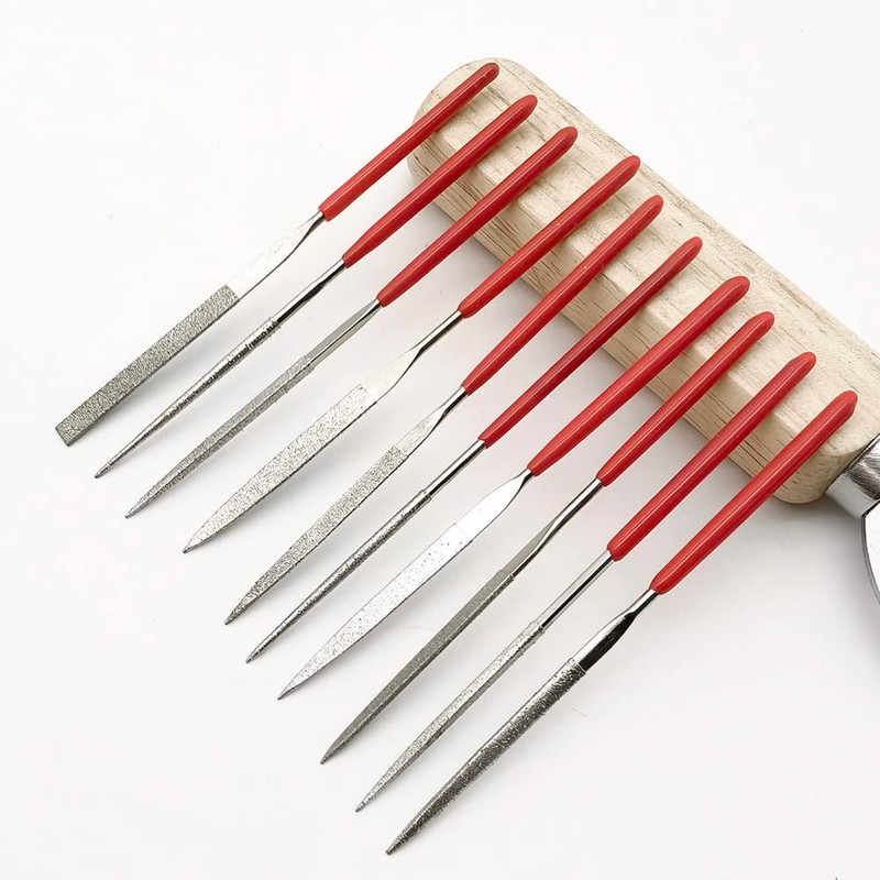 YDHfdc 10 Pcs Diamond File Set Mini Diamond Needle File