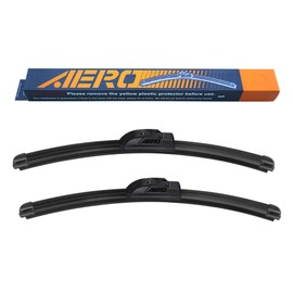 AERO Voyager 26"+19" Premium All-Season Windshield Wiper Blades with Extra Rubber Refills OEM Replacement for Toyota Prius V 2018-2015 + 1-Year Warranty (Pack of 2)