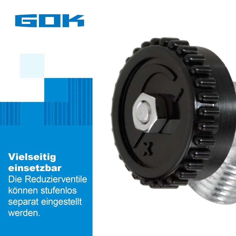 GOK 2-outlet gas regulator