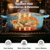 Enameled Oval Dutch Oven Pot with Lid, 7 QT Cast