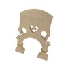 Yinfente 3/4 Upright Bass Bridge Maple Adjustable Bass Bridges Double
