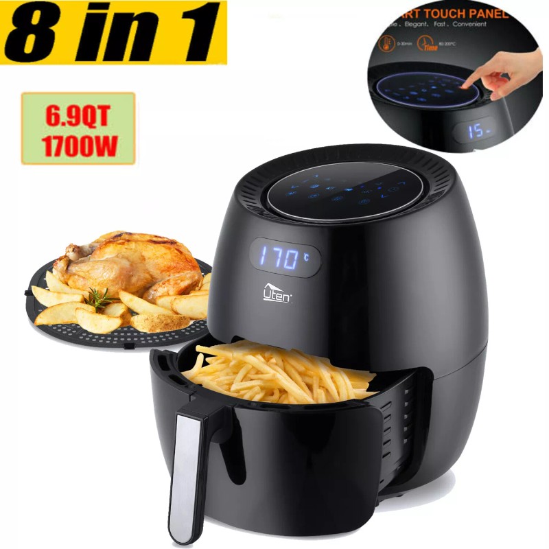 UTEN Large Air Fryer 1700W 6.9QT Oven Digital Touch Screen