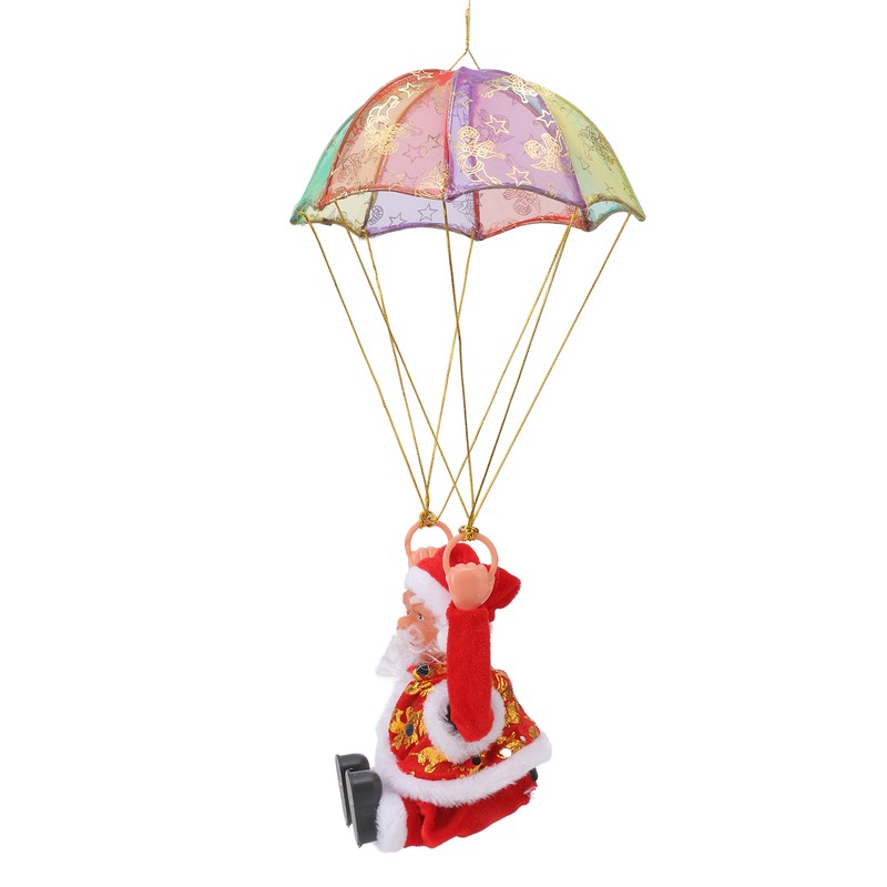 Parachute Christmas Ornaments Lovely Shape Safe Eco Friendly Fleece PC