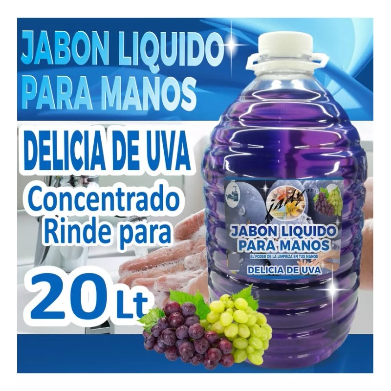 Jady Quimica Shampoo Para Manos Delicia De Uva Rinde 20