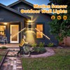 DASTOR Motion Sensor Outdoor Wall Lights 2 Pack, Dusk to
