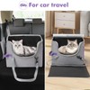 pidipiti Portable Leakproof Tall-Side cat Litter Box,with Zipped lid