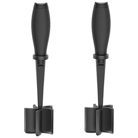 2 Pack Meat Chopper, 5 Curve Blades Ground Beef Masher, Heat Resistant Meat Masher Tool for Hamburger Meat, Ground Beef, Turkey and More, Nylon Hamburger Chopper Utensil Non-scratch Utensils