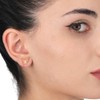 MadamLili - Schmetterlinge Ohrstecker Set - 925 Sterling Rosegold Vergoldet