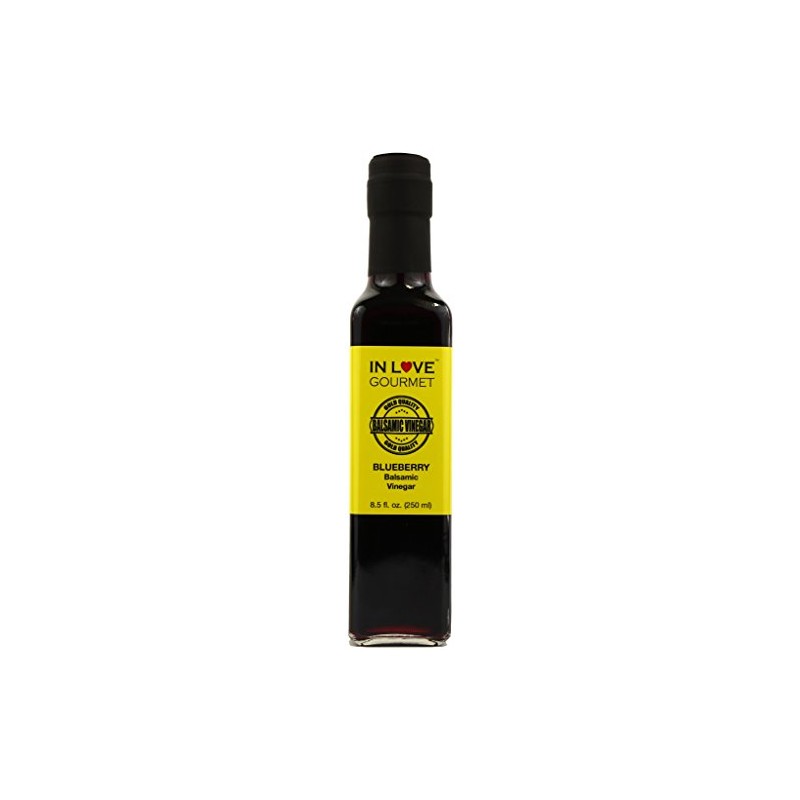 In Love Gourmet Blueberry Balsamic Vinegar 250ML/8.5oz Great on Salads,