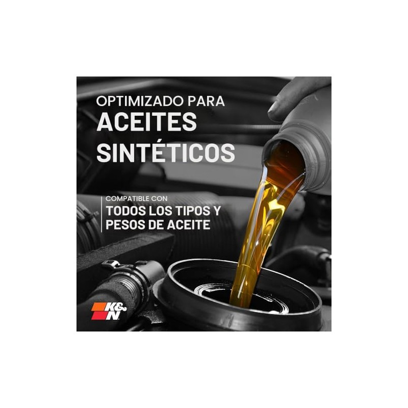 K&N Filtro de Aceite HP-7020 para Lexus/Toyota/Lotus/Scion 2005-2021