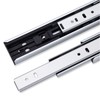 Hafele Stainless Steel Side Mount Drawer Runners, 35kg Load Capacity,