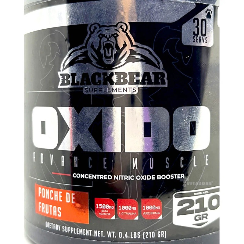 Óxido Ponche De Frutas 210g 30 Serv Preentreno Blackbear