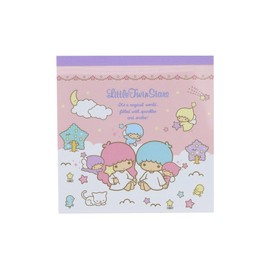 Sun-Star Stationery Sanrio Characters Goods Memo Pad Square Little Twin Stars Pink S2849224