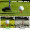 YUFETY 100 Pcs Golf Tees Plastic 32mm Red Castle Golf