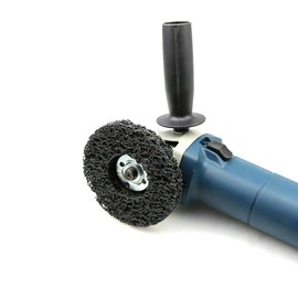 Vogueing Tool Sanding Disc, 4" Poly Strip Wheel Discs Color Rust Remover Polycarbide Abrasive for Angle Grinder (Pack of 1)