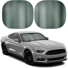 BDK - Parasol para Parabrisas de Coche, 2 Unidades, Color Gris carbón, Parasol para Parabrisas de Coche, protección Interior de Rayos UV, fácil instalación y Mantiene tu vehículo Fresco, Accesorios