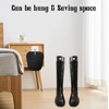 VEGCOO 6 Pcs Reusable Boot Trees, Black Plastic 16in Boot