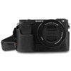 MegaGear MG1641 EVER READY BLACK GENUINE LEATHER CAMERA CASE COVER
