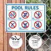 Sigo Signs, Pool Rules No Rough Housing Yelling Peeing in