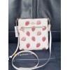 COACH CAQ09 Mini Rowan File Bag With Strawberry Print Coated