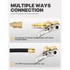 LUMITECO 2-Pack 1/4 Inch Female NPT Closed Ball Tire Inflator