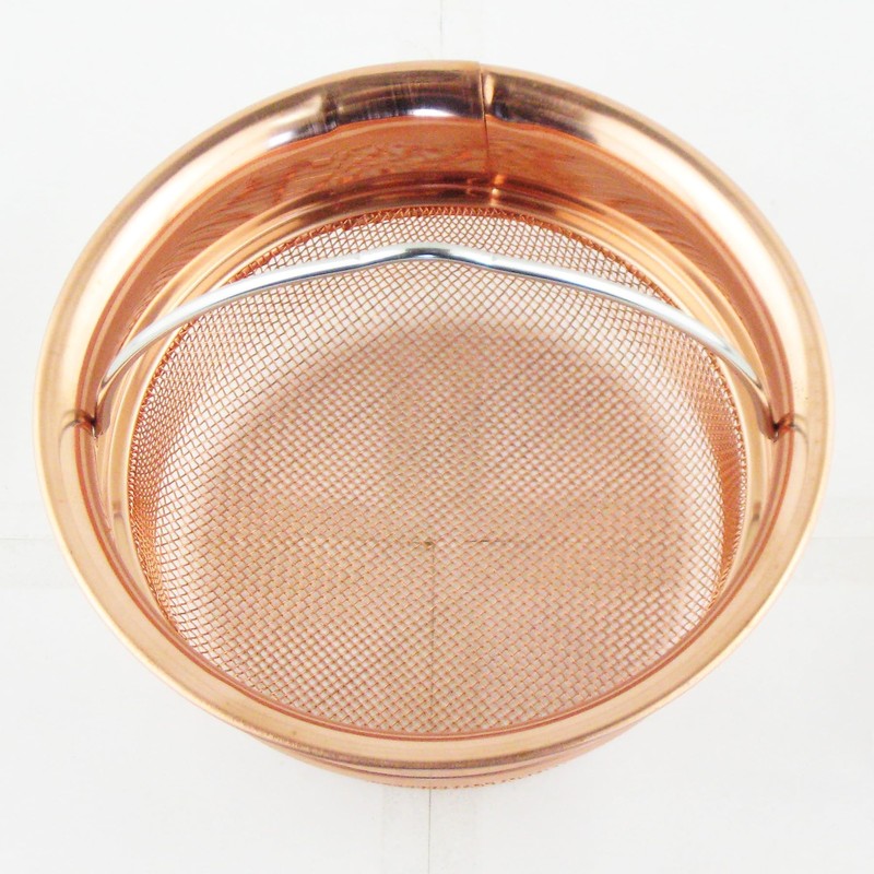 Nagao Drainage Strainer Pure Copper, 5.3 inches (13.4 cm), For